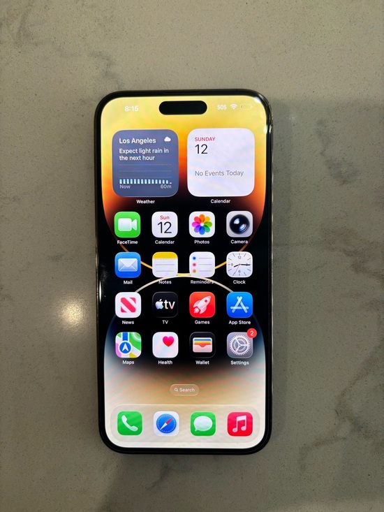 Apple Other - 14 Pro Max 128gb (Cracked Back) - Unlocked Smartphone